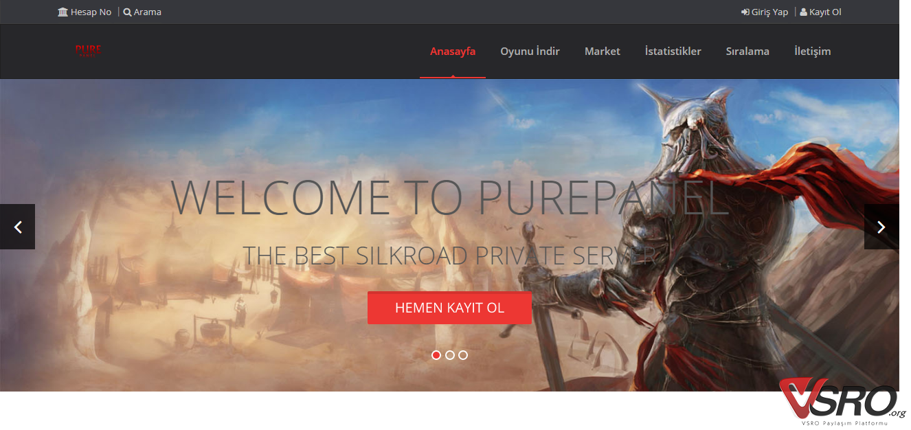 2 - [SilkRoad] vSRO PHP Panel - PurePanel Free (8 Different Themes) - RaGEZONE Forums