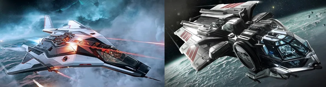 Star Citizen Aurora MR and Arrow
